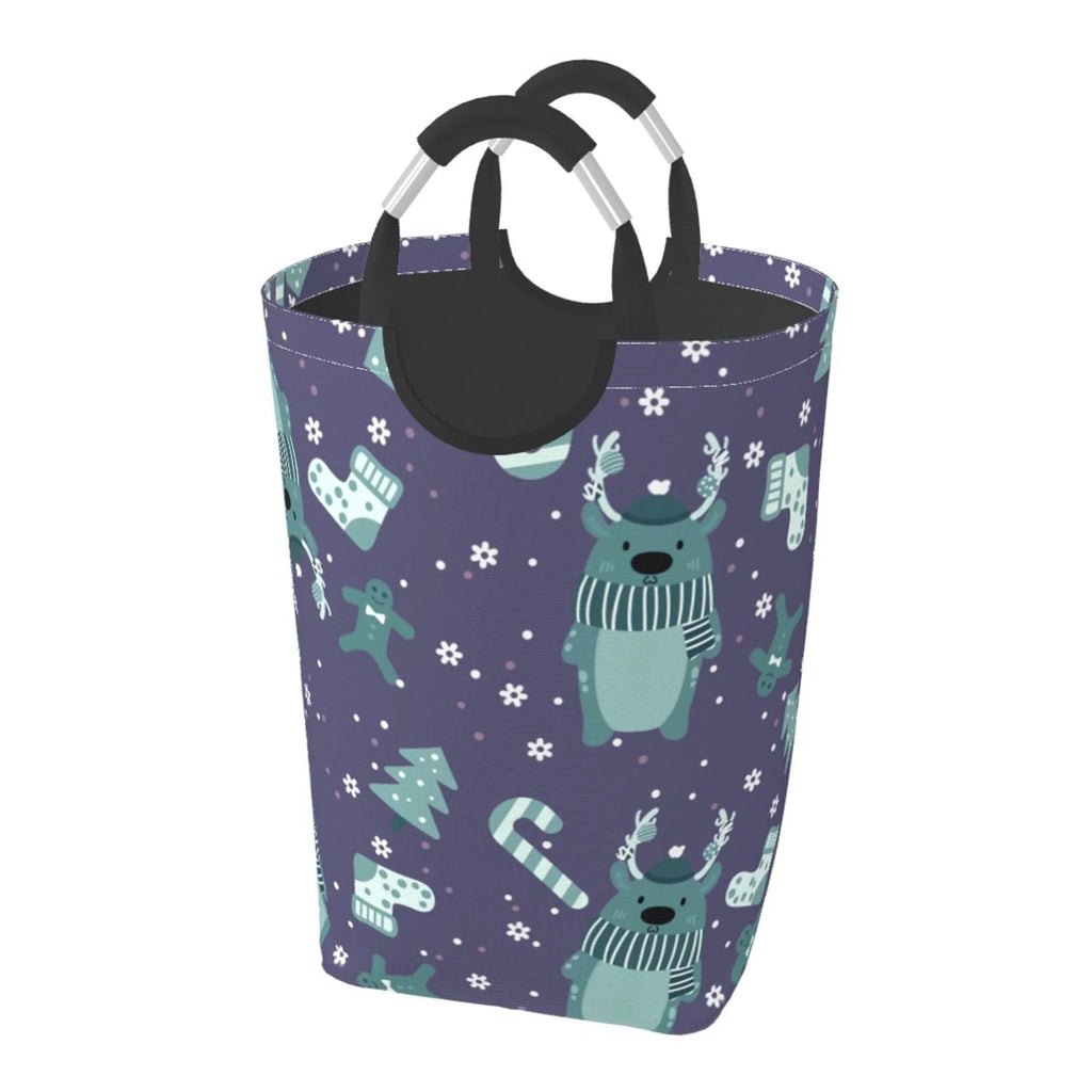 50L Rectangular Laundry Hamper with Aluminum Handles G99802