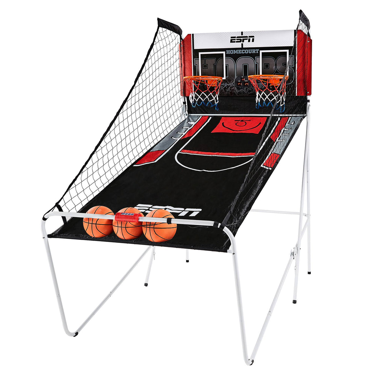 Indoor 2 Player Basketball Arcade Game with Scoreboard & Balls P9189