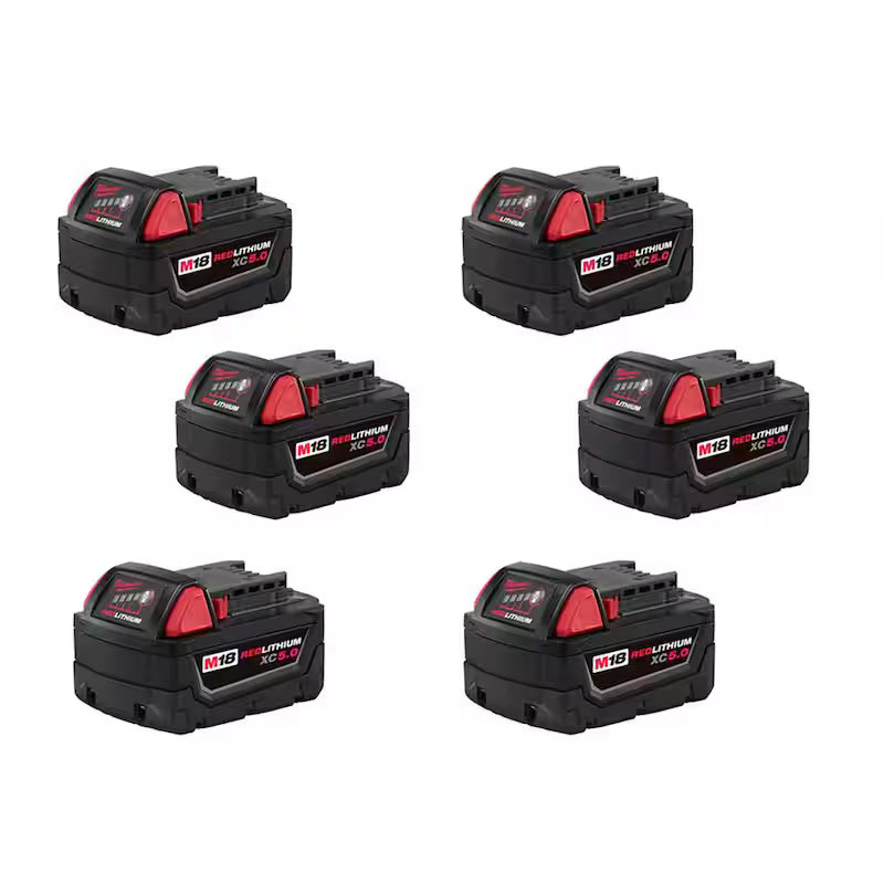 18V Lithium-Ion Battery Pack 5.0Ah 6-Pack H229112