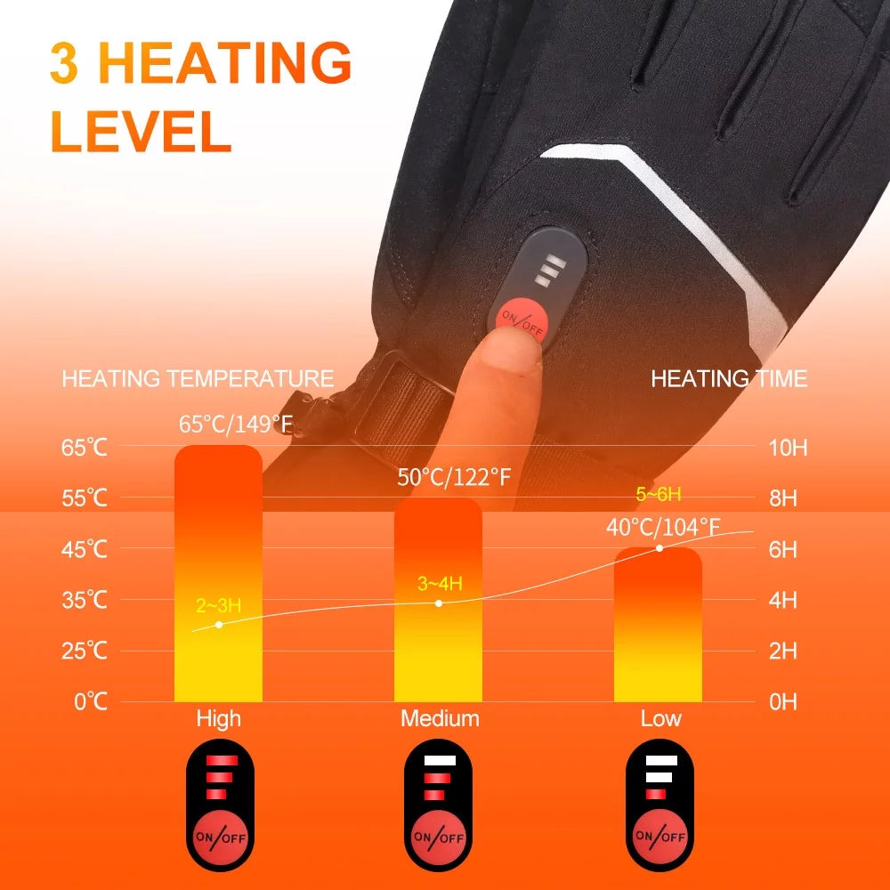 Heated Gloves with Touchscreen E750284