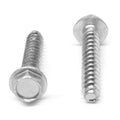 3/8 Thread Rolling Screw Hex Washer Head Zinc Plated U70343
