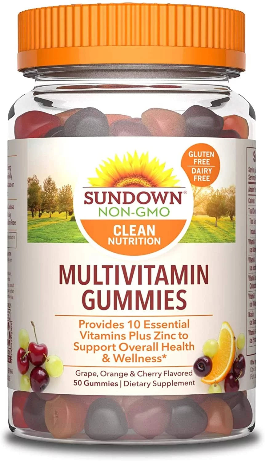 Adult Multivitamin with Zinc, Vitamins A, C, D, E, 50 ct (Pack of 6) F7881