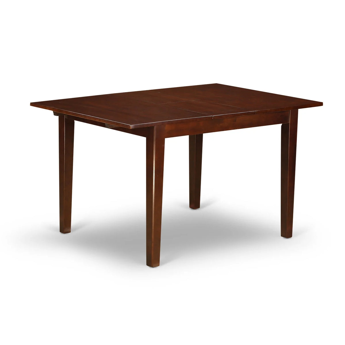 7 Pc Dining Table and 4 Chair with Bench Mahogany Finish Leg Linen Fabric Cream S493