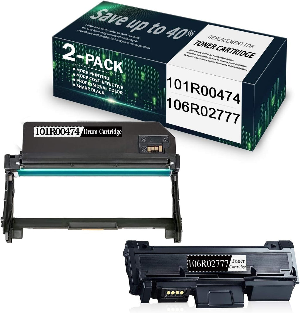 2 Pack Compatible Toner Cartridge & Drum Replacement U54775