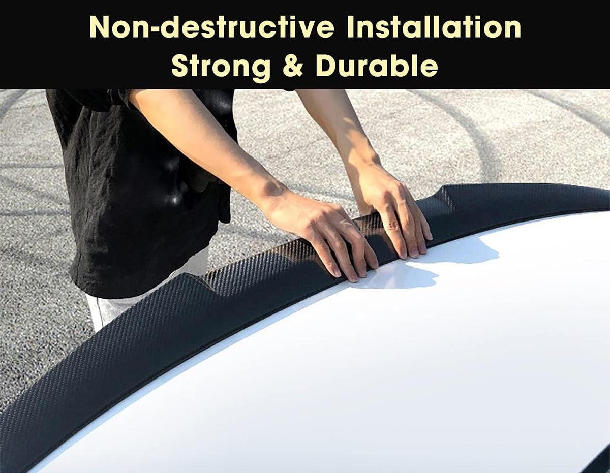 Carbon Fiber Style Spoiler Wing S34994