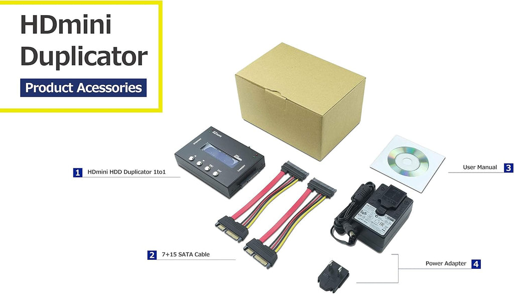 SATA 3.5 & 2.5 Hard Drive Duplicator & Data Eraser R7613