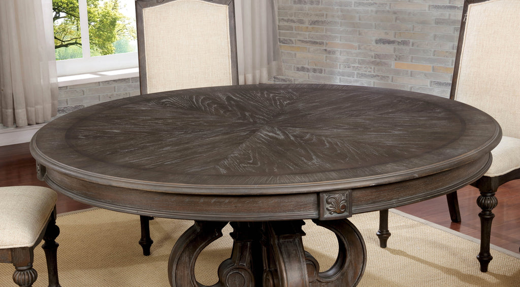 Wood Pedestal Dining Table T769