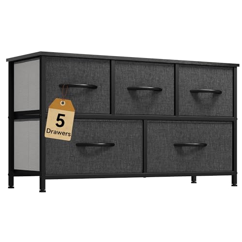 Black 5 Drawer Dresser C96031