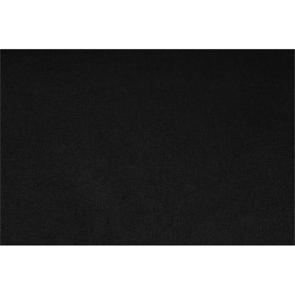 Black Linen Fabric Modular Sectional H12452