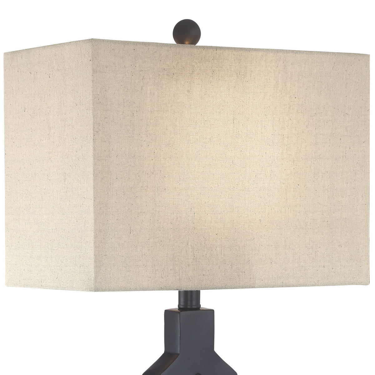 Set of 2 Black Table Lamps C248758