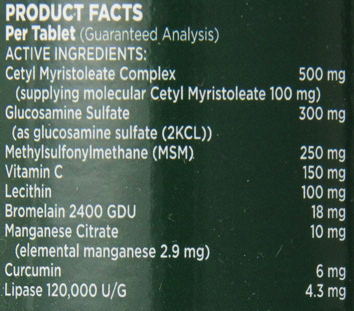 Canine Joint Formula 240 Count R18204
