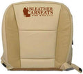 Synthetic Leather Driver Seat Cover 2 Tone Tan P23544