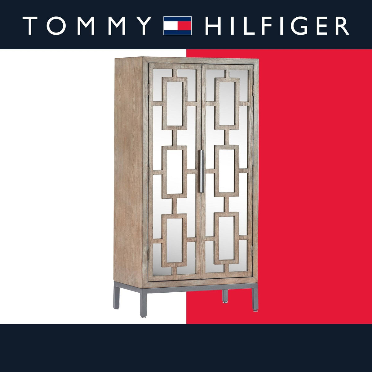 Gray Tall Storage Cabinet C619