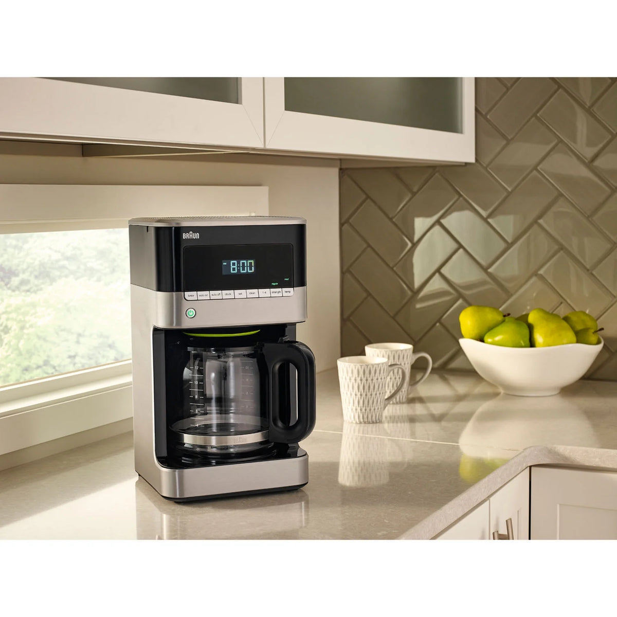 Black 12 Cup Drip Coffee Maker W693