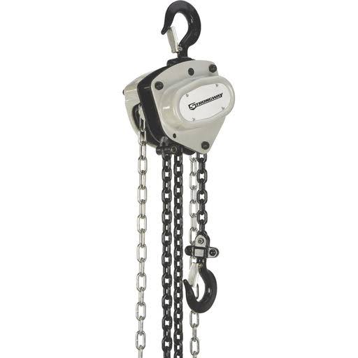 Manual Chain Hoist 2200-Lb. Capacity 20ft. Lift H724