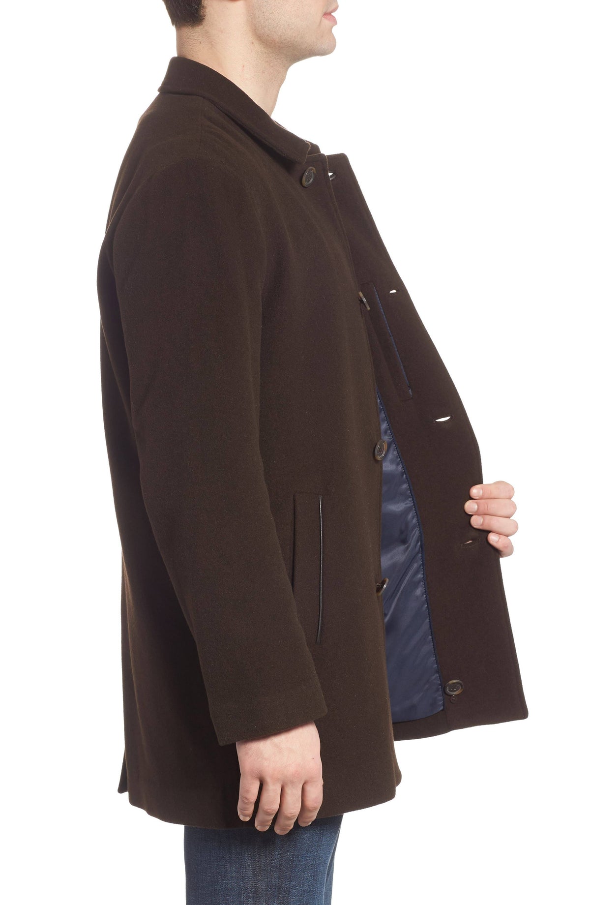 Wool Cashmere Topper Coat L2305