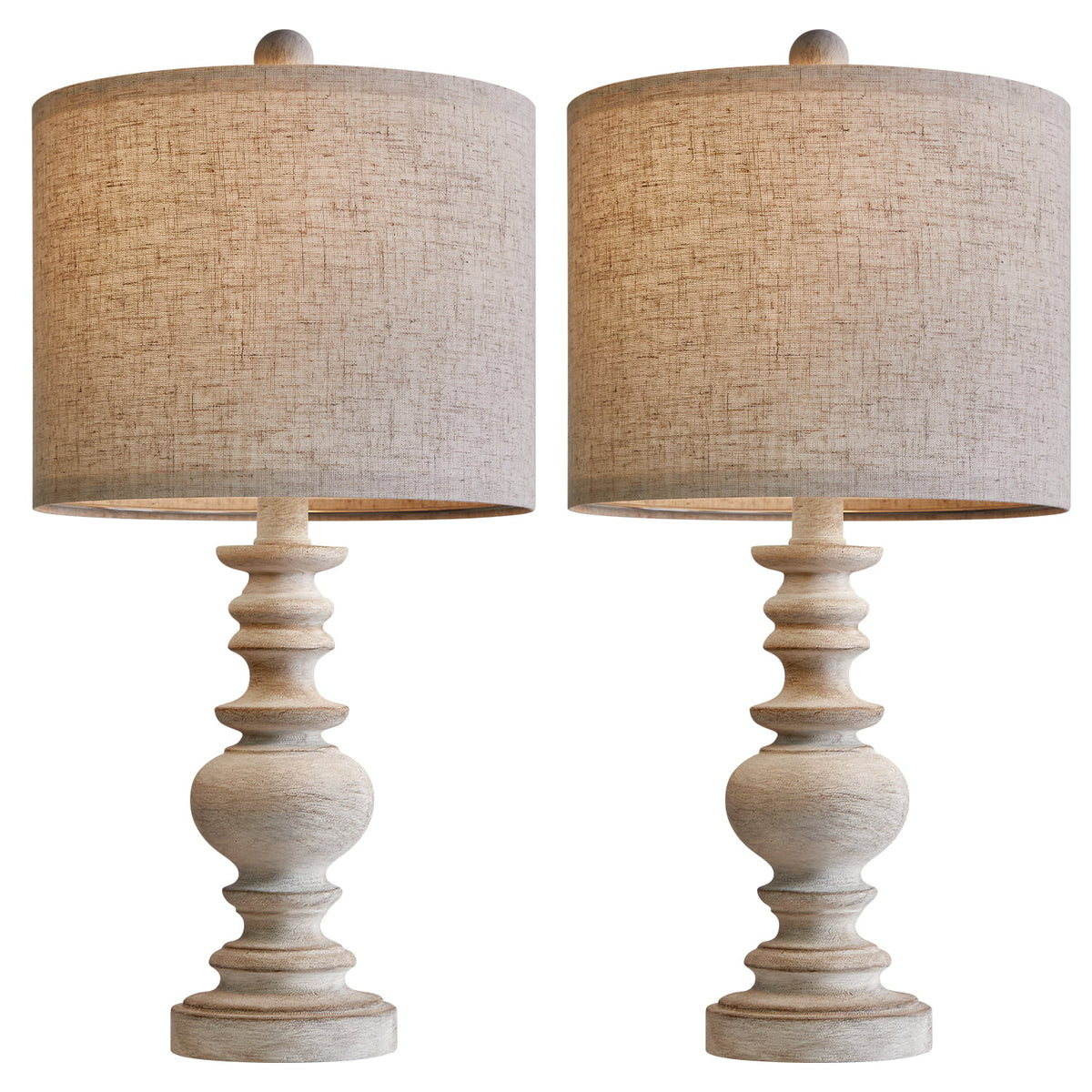 20" Resin Table Lamps Set of 2 T108