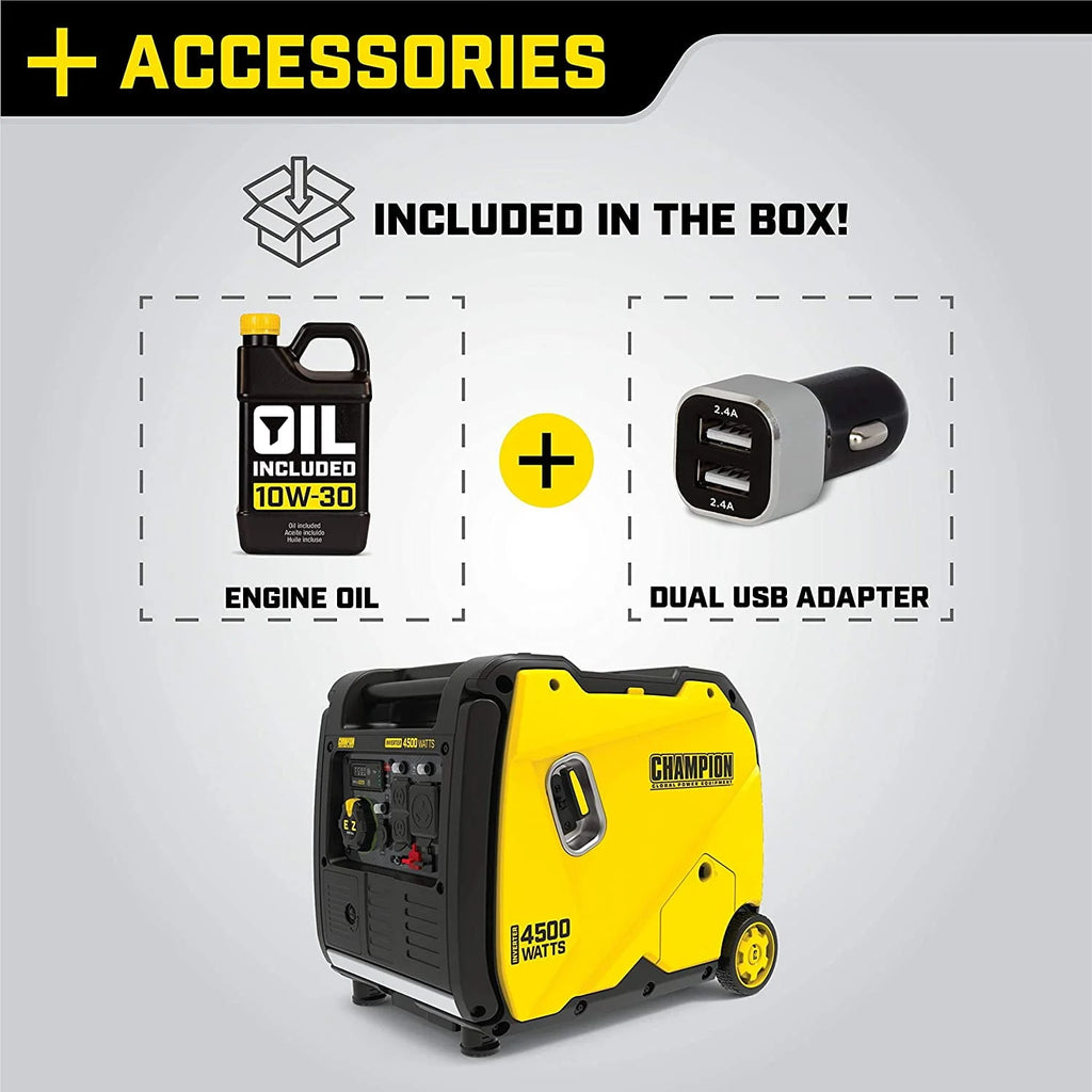 4500-Watt Portable Inverter Generator S6831