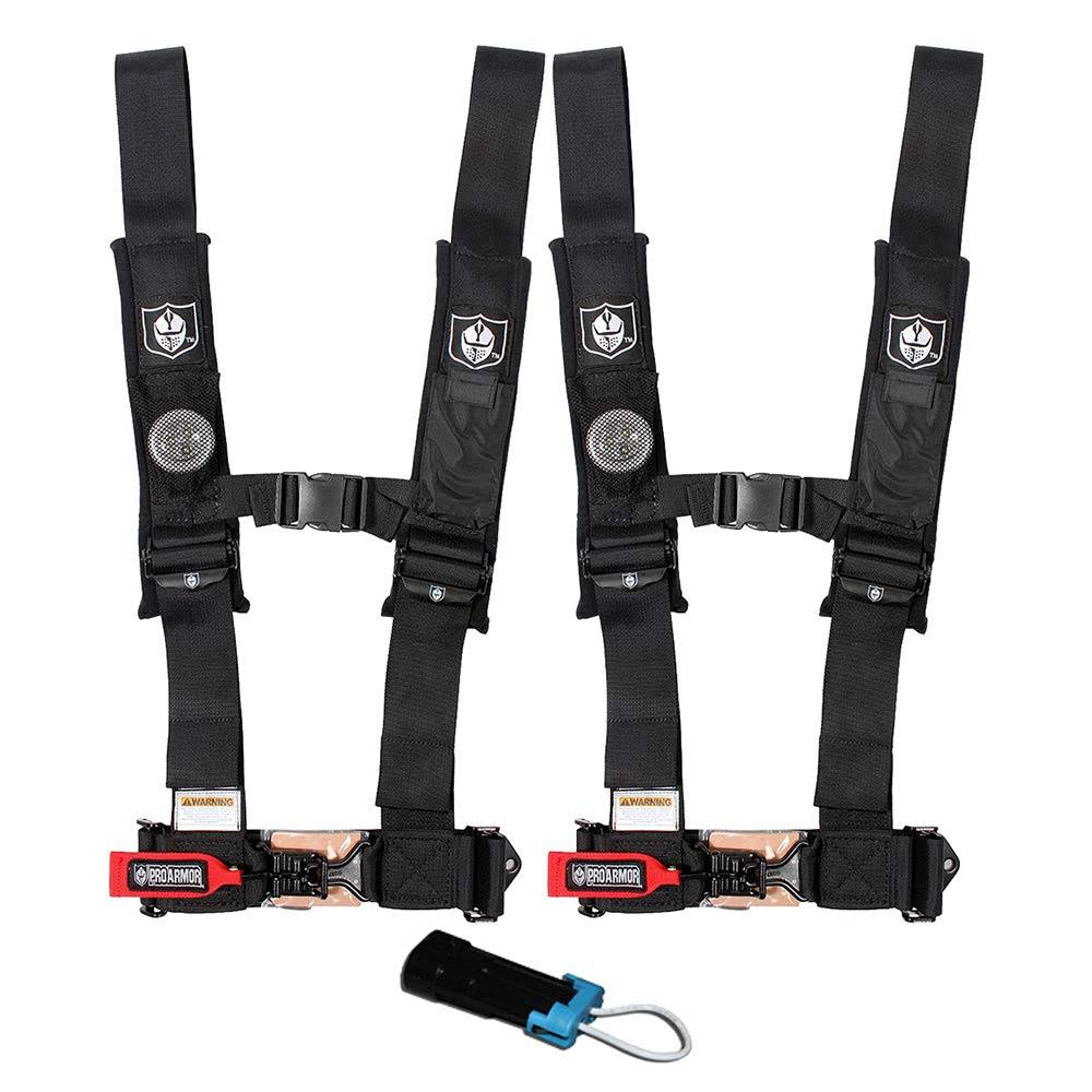 Black 4-Point Harness 3" Straps 2 Pack B764