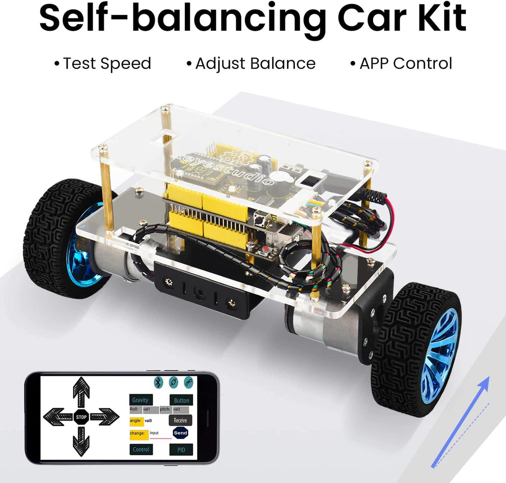 Self-Balancing Robot Car Kit with Bluetooth Control and DC Motors Q99597