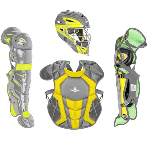 Baseball Catching Equipment Kit with Helmet, Chest Protector, Leg Guards T926370