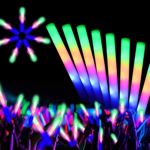 12 PCS Foam Glow Sticks with 3 Modes P3817