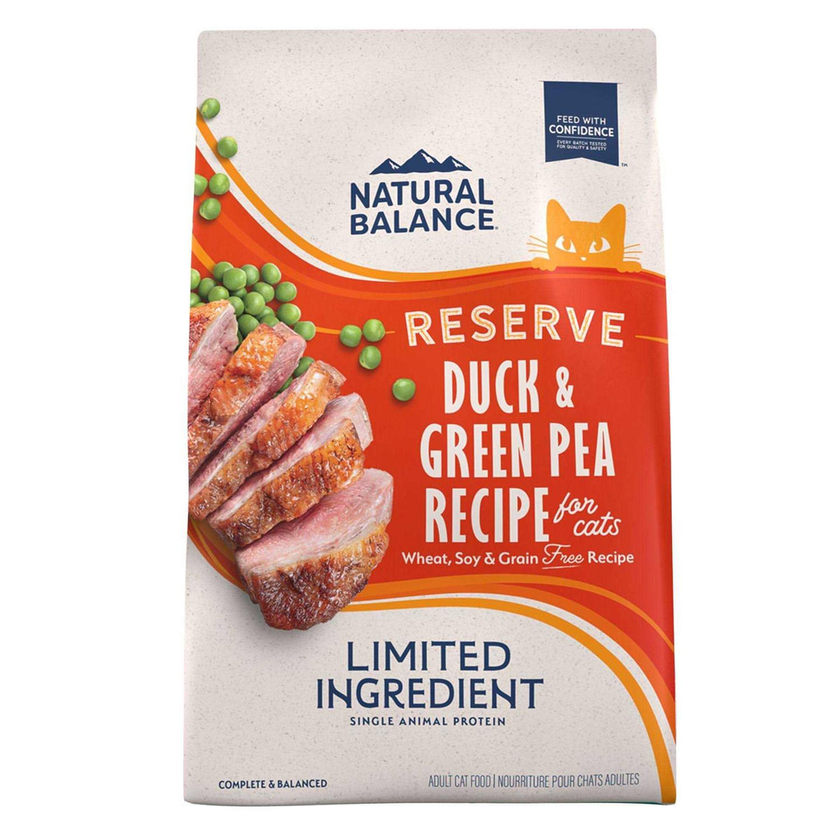 Limited Ingredient Duck & Green Pea Grain-Free Dry Cat Food N861652