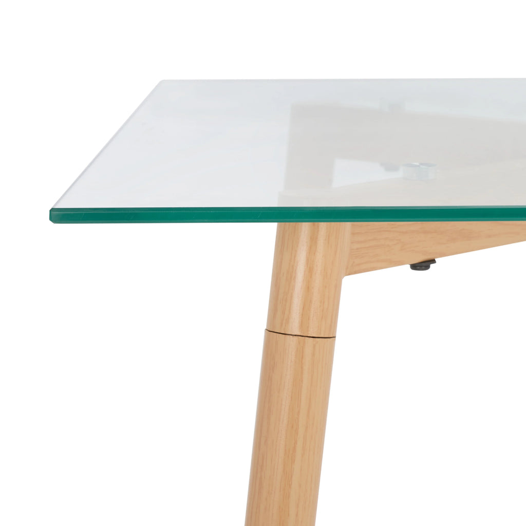 Scandinavian Glass Dining Table I52373