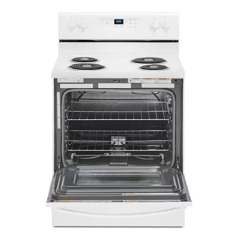 4-Burner Electric Range with Self-Cleaning in White X944