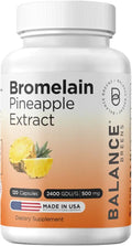 Bromelain 500mg 120 Capsules Pineapple Extract Digestive Enzyme B25458