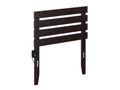 Espresso Twin Wood Panel Headboard with 2 USB Ports Y598