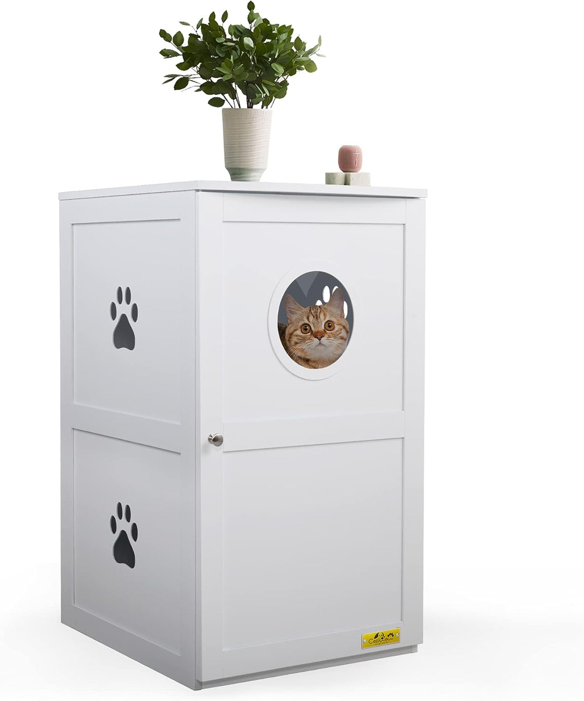 Enclosed Litter Box Enclosure Cabinet T4610