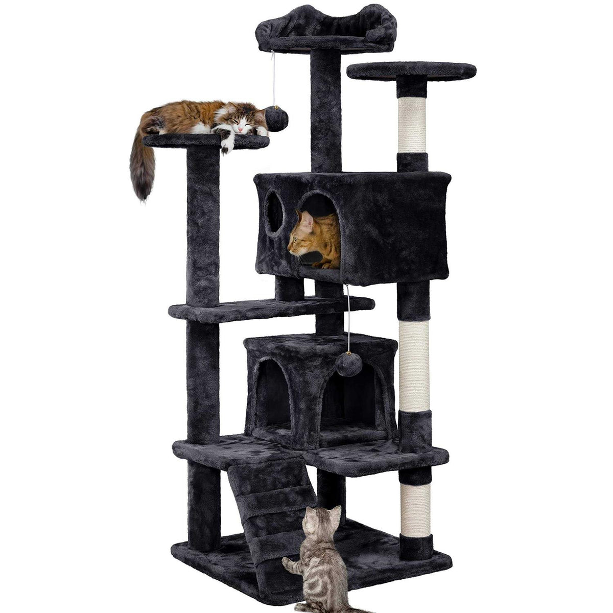 54in Cat Tree Tower Condo Scratch Post F4124