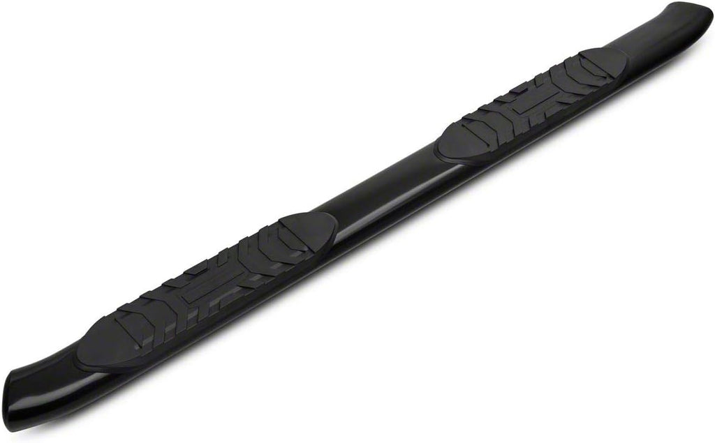 Black 5-Inch Oval Bent End Side Step Bars Y98588
