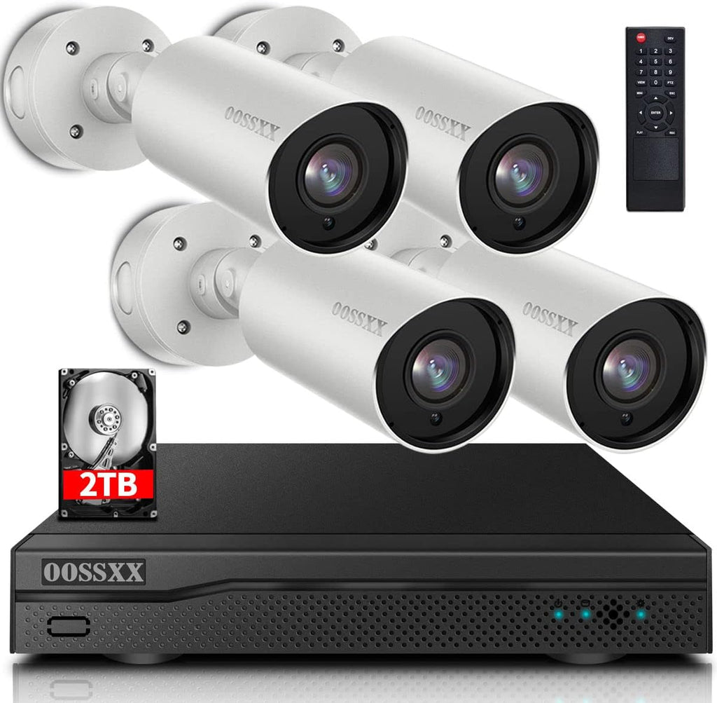 8 Channel POE Security Camera System with 4 IP67 Waterproof Cameras X7792