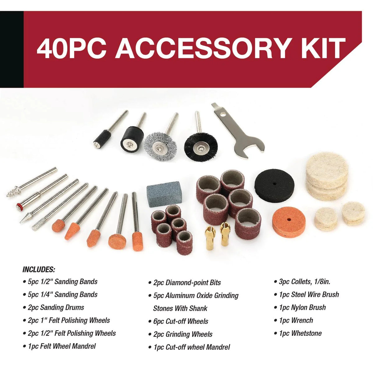 8V MAX Cordless Rotary Tool with 40 Piece Accessory Kit H402835