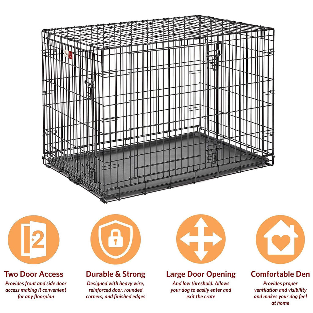 Double Door Dog Crate E725