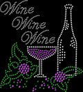 Rhinestone Iron On Transfer O74292