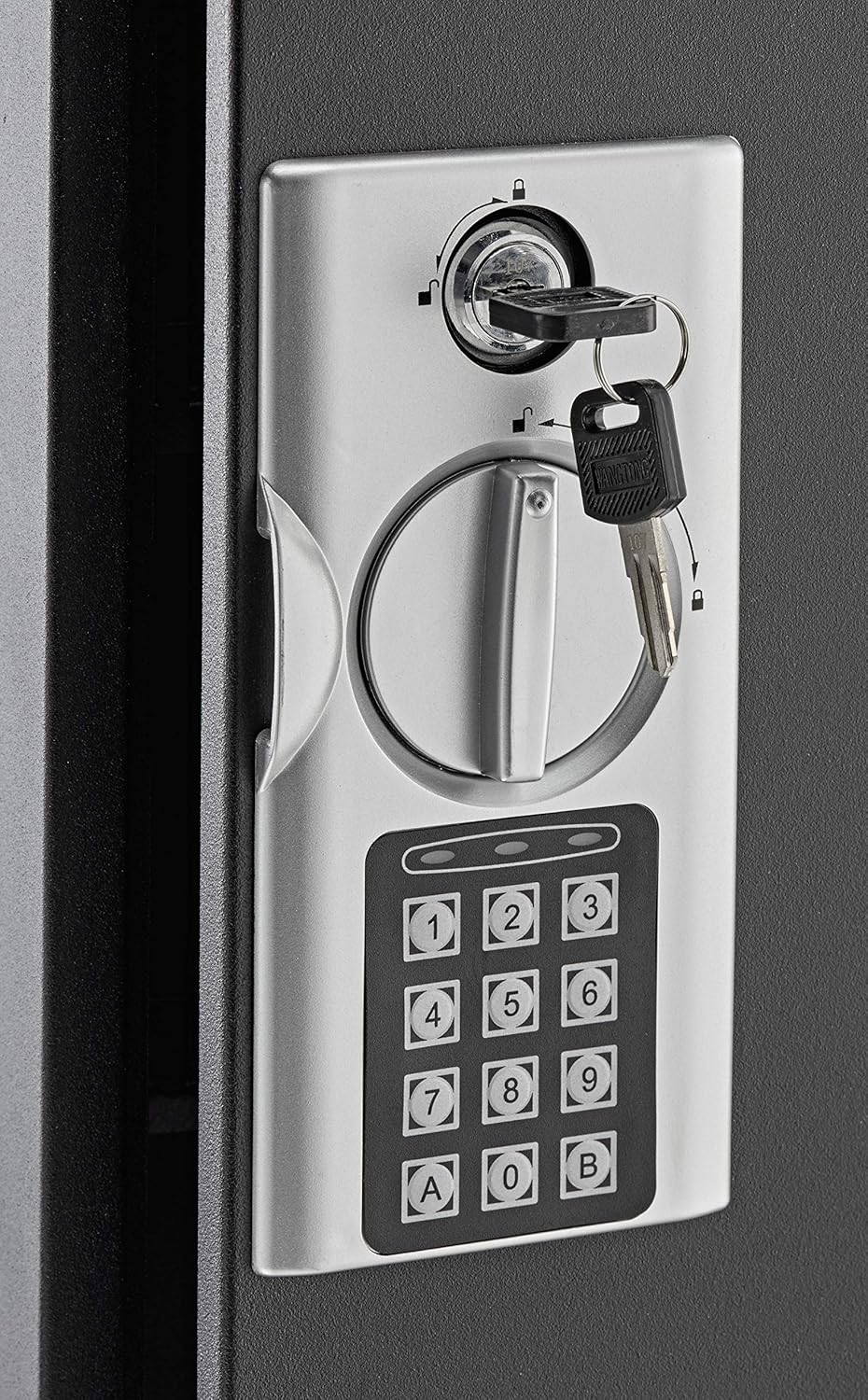 60 Hooks Black Steel Key Cabinet with Digital Lock R15101
