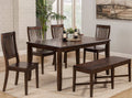 6 Piece Dark Espresso Dining Set A9273