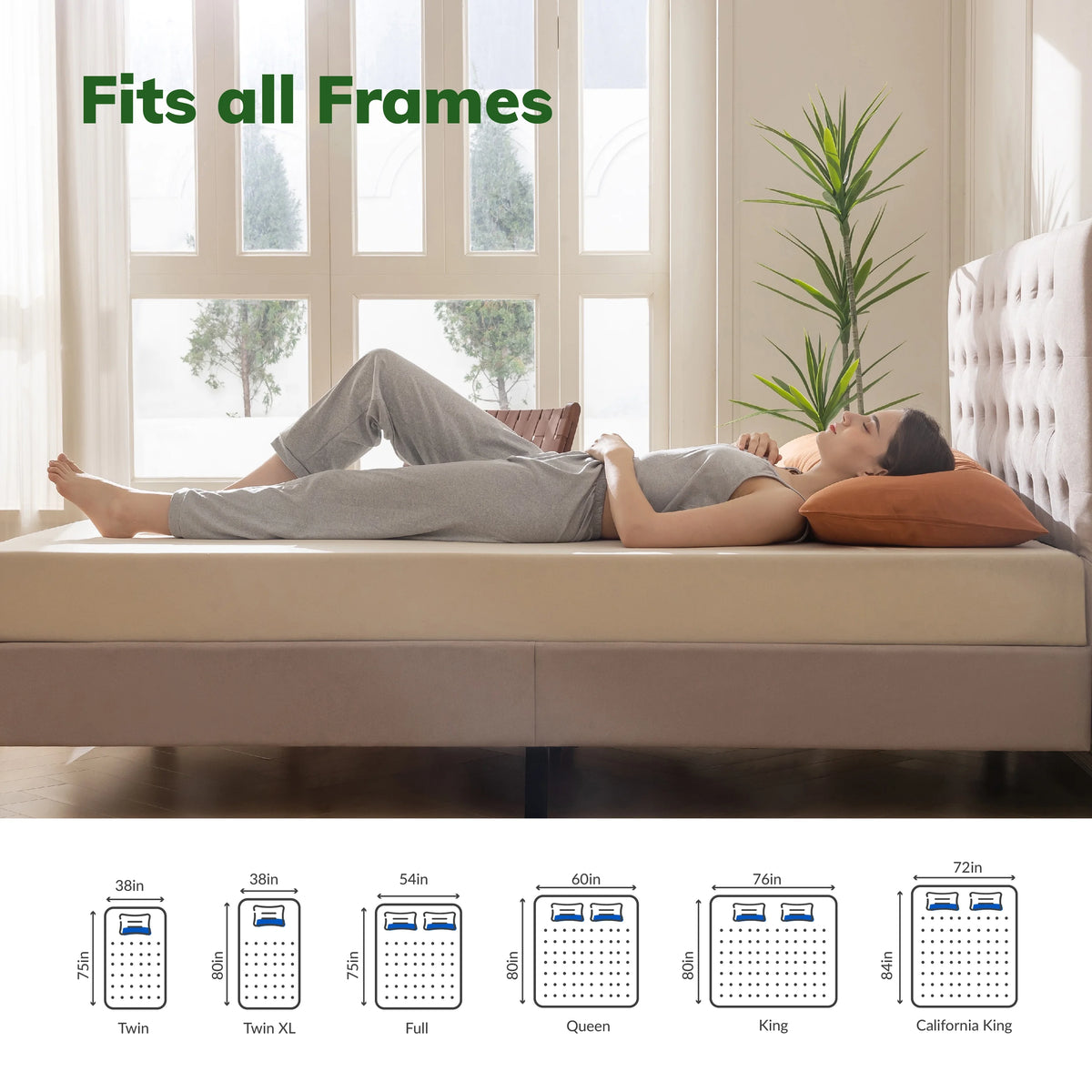 6 inch Full Memory Foam Mattress N78133