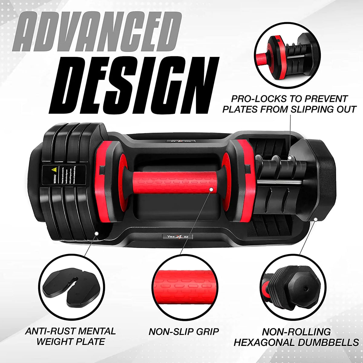 Adjustable Dumbbell Pair J6056