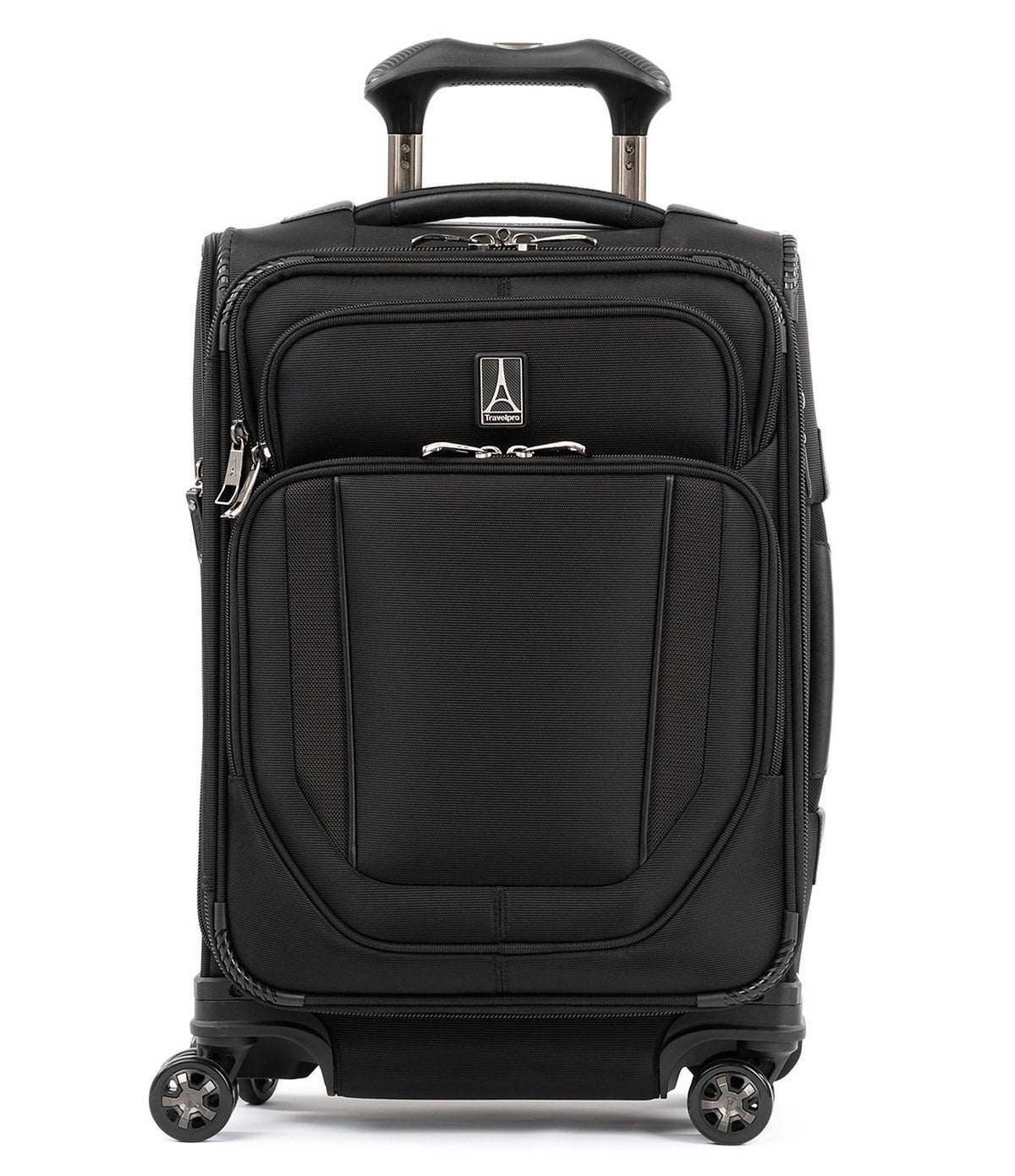 Jet Black Expandable Carry-On Spinner C4012