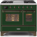 40 Dual Fuel Natural Gas Range Emerald Green K2507