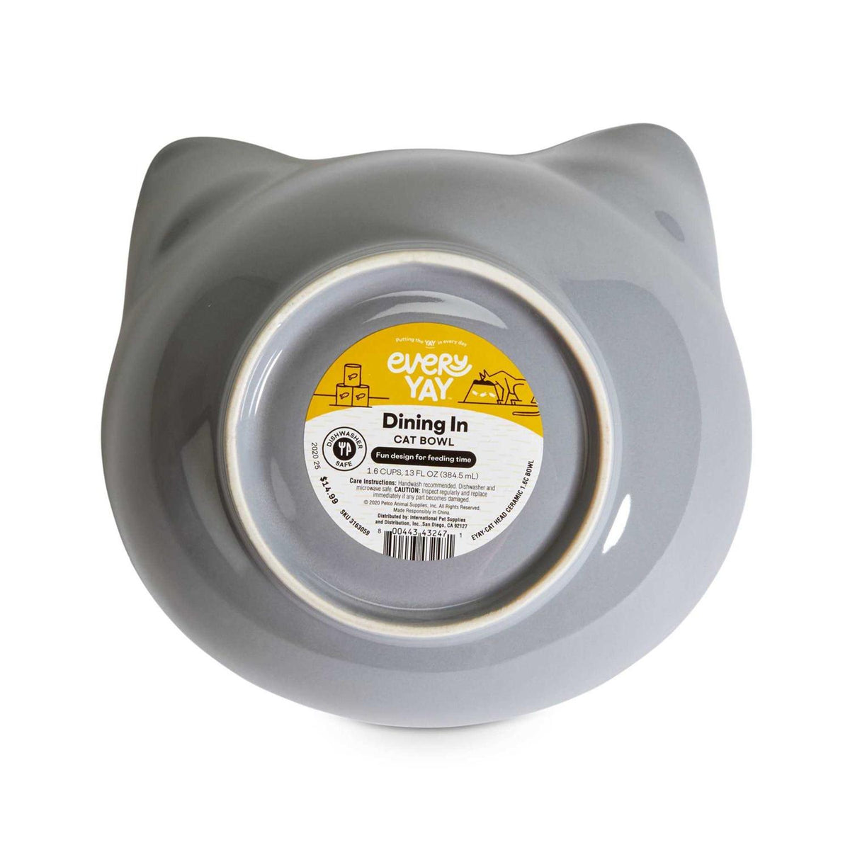 Ceramic Cat Bowl F530