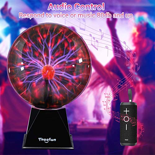 8 Inch Plasma Globe Touch & Sound Sensitive Lamp M633272