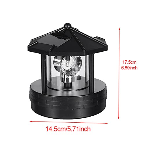 Black Rotatable Waterproof Solar Lights M66948