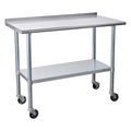 Stainless Steel Table with Caster Wheels J459