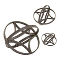 Metal Orb Set of 3 J817034