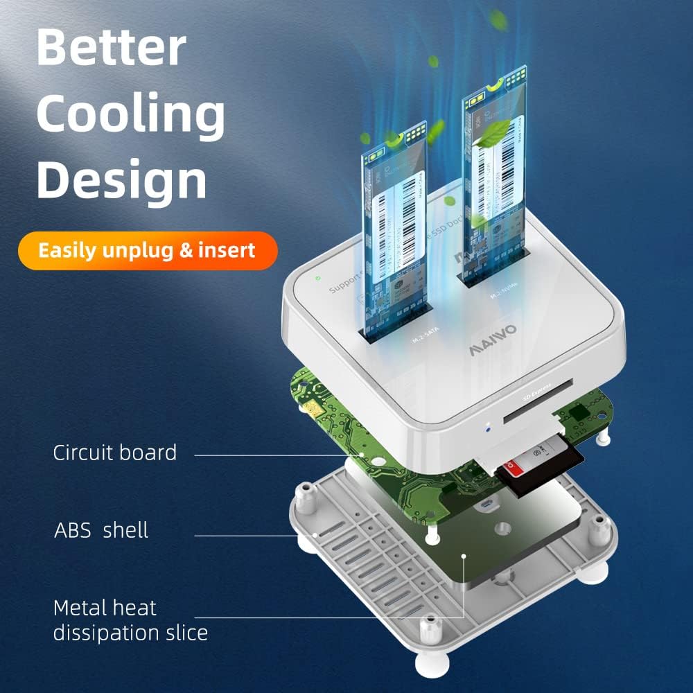 Dual Bay External Hard Drive Docking Station Y1245